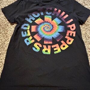 Black Red Hot Chili Peppers Tie-Dye T-Shirt